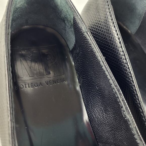 Bottega Venetta MP Vintage Black Leather Slip On Trainers Penny Loafers | 5.5 - Picture 10 of 16